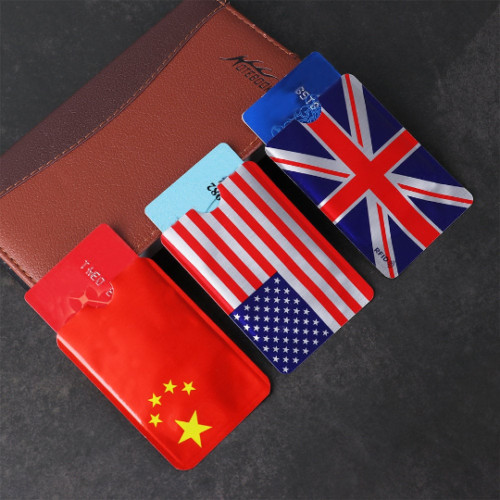 Rfid bank card sleeve - card, blocking