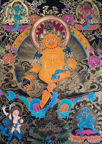 Masterpiece tibetan thangka - tibetan,