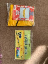 NEW INFLATABLE 170cm BANANA AND INFLATABLE LIMBO STICK