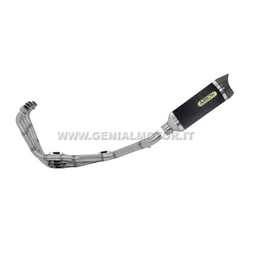 Full exhaust catalyzed - exhaust, arrow