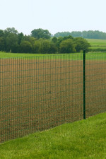 Green Euro Fencing PVC Coated Galvanised Steel Mesh Garden Stock Fencing 1.2x25m
