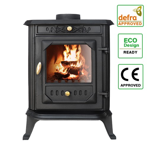 7kw multifuel stove log burner - stove,