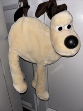 Gromit - Wallace And Gromit 14" Plush Novelty Bag Large Rare Vintage