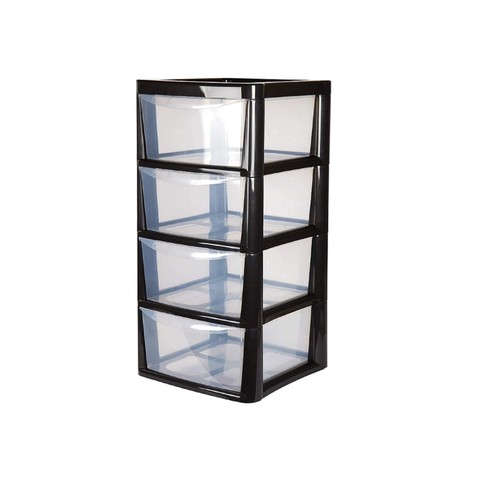 Black drawer plastic - drawer,