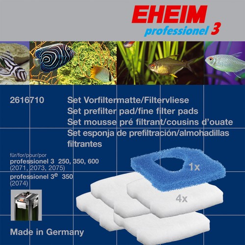 Eheim 5pc filter pad set - 5pc,