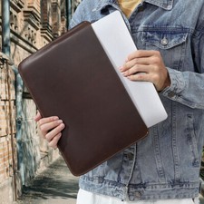 Retro Genuine Leather Laptop