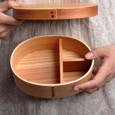 Wood Lunch Box Bento Box Food