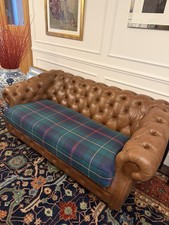 Tan Sofa With Ralph Lauren