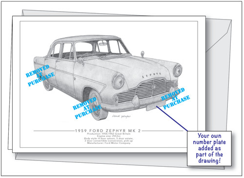 Ford zephyr mk2 personalised - mk2,