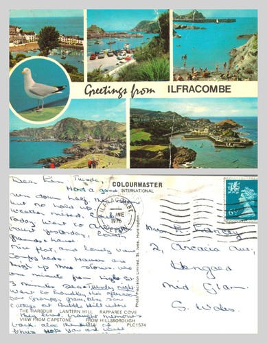 Vintage postcard greetings - vintage,