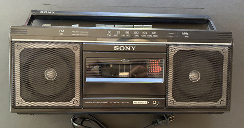 Vintage sony cfs 230 - vintage, 80's