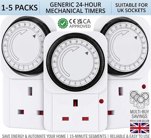 Hour timer clock socket - clock,