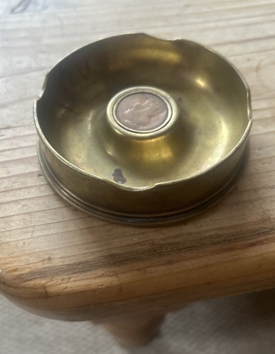 Trench art ashtray - trench, 18