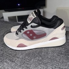 Saucony Shadow 6000, Uk Size 11, ( Beige/grey/maroon). New Without Box