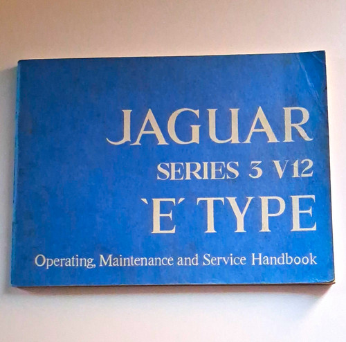Jaguar type series v12 - e,