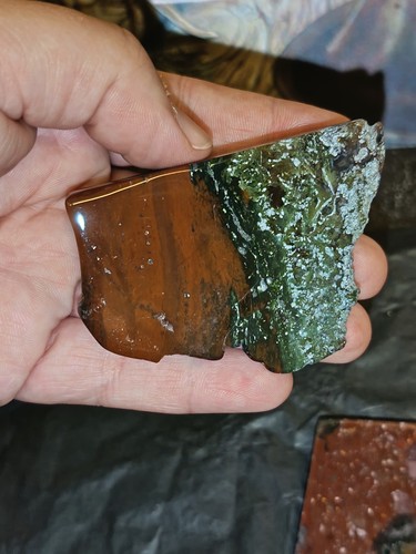 Large fancy jasper - jasper, crystal