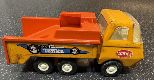 Vintage tonka car transporter - vintage,