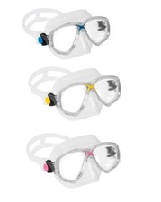 Cressi Marea Adult Silicone Face Mask Snorkeling Swim Scuba Diving Pink or Yello