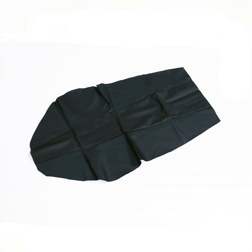 Black leather seat guard - black,