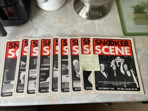 Vintage snooker scene - vintage,
