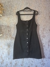Primark Black Denim Button
