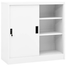 Office Cabinet White Steel