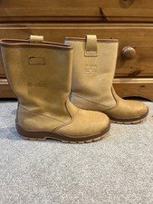 Jallatte Jalaska Tan Leather Rigger Boots Men's Size 9