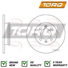 1x Brake Disc Rear Torq Fits