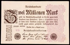 Germany 2 Millionen Marks 1923