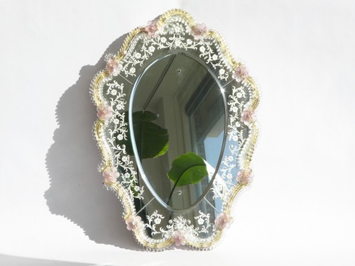Mid century venetian mirror - century,
