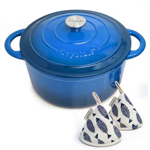 Cast iron casserole dish - cast,
