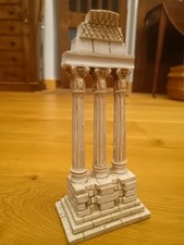 Greek Roman Column Ruin Statue