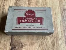 ENSIGN "POPULAR"  FILM SPLICER 8mm Vintage Made In England ???????