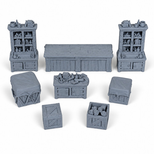 Medieval general store - general,