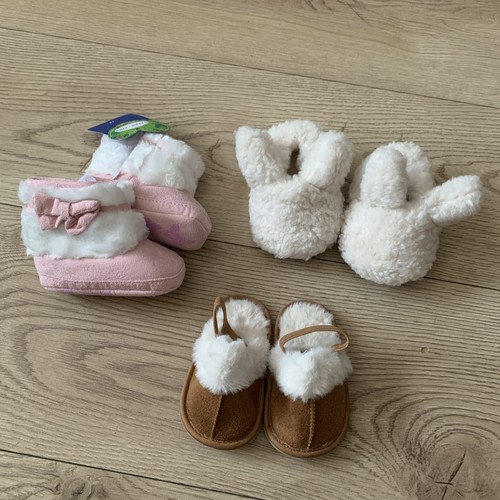 Baby slippers booties - /, set