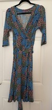 Stunning Ingenue Designer Dress - Wrap Style With Sash Size 12