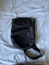 Kipling Black Backpack with Monkey Keyring. Good Condition