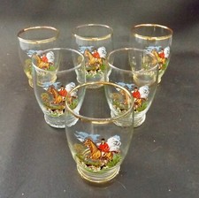 6 Vintage English Fox Hunting