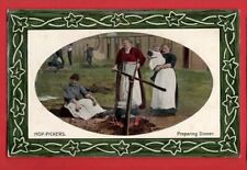 HOP PICKING.  WOMEN  PREPARING DINNER. NATIONAL SERIES