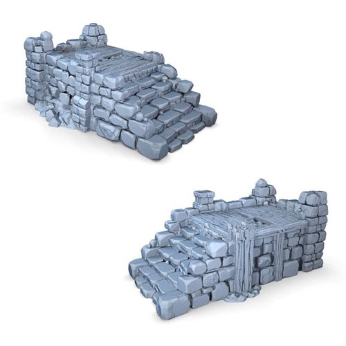 Ruined platform 28mm - platform,
