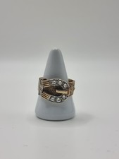 9ct Gold Buckle Horseshoe Ring