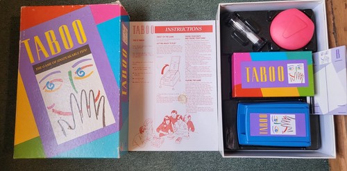 1990 vintage taboo game - ,