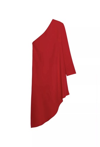 Zara asymmetric one hand - hand, red