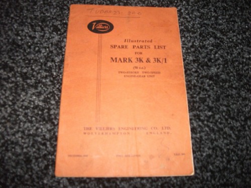 Genuine villiers 3k 1 - mk, 3k/1