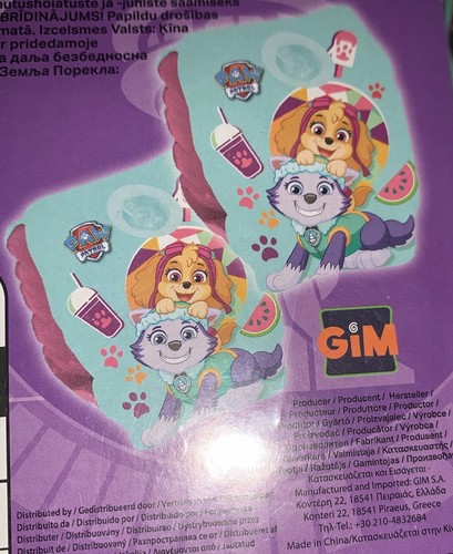Paw patrol kids arm bands - bands, skye
