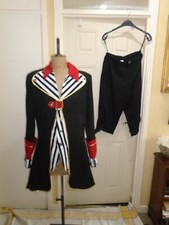 Pirate captain  coat small size chest 40-42 inches theatre show   black