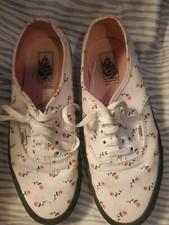 VANS LAZY OAF WHITE FLOWER