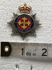 Cathedral Constable historical & Obsolete Full Size Cap Badge