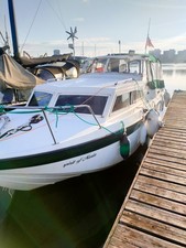 Motor boat cabin cruiser