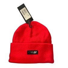 Oakley beanie hat red regular